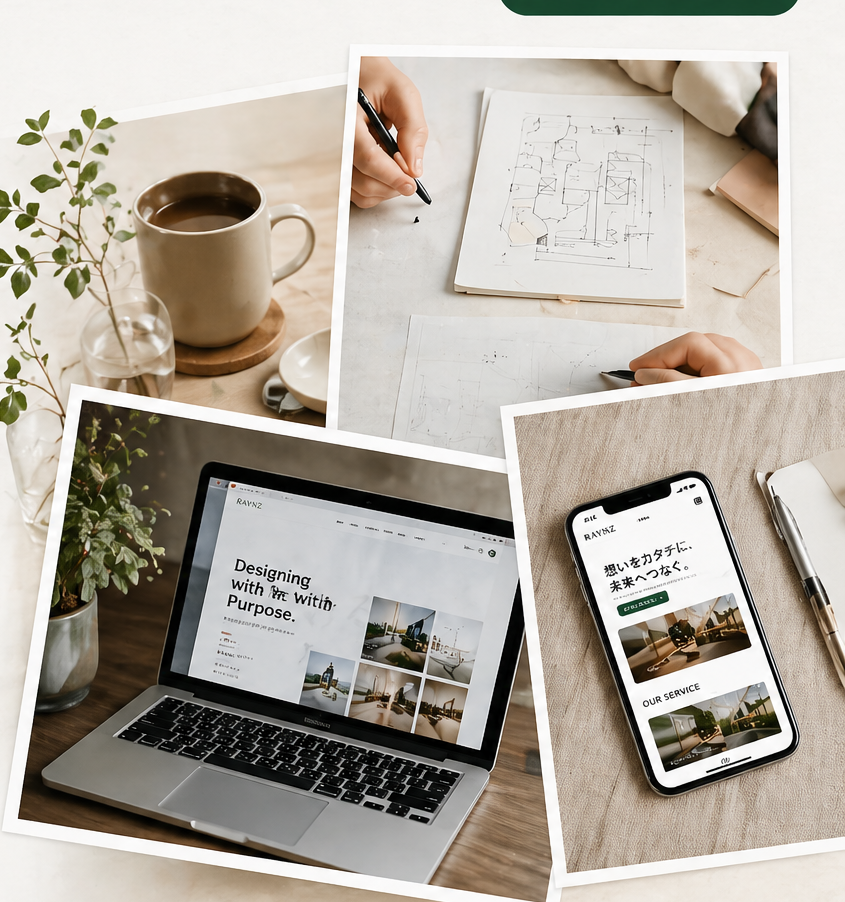 RAYNZ デザイン制作のイメージ